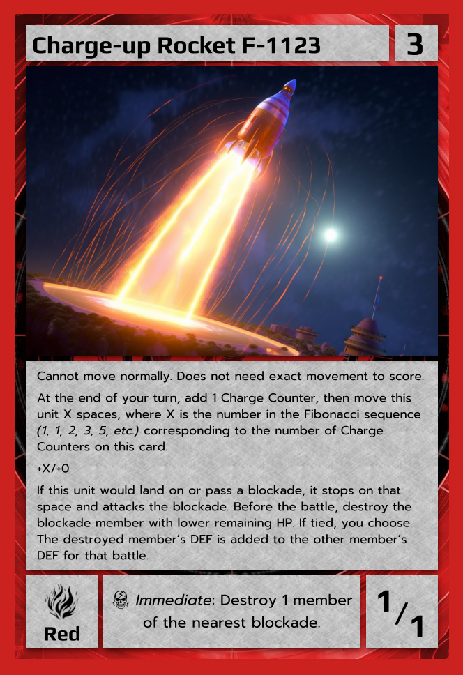 Charge-up Rocket F-1123