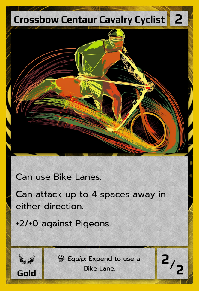 Crossbow Centaur Cavalry Cyclist