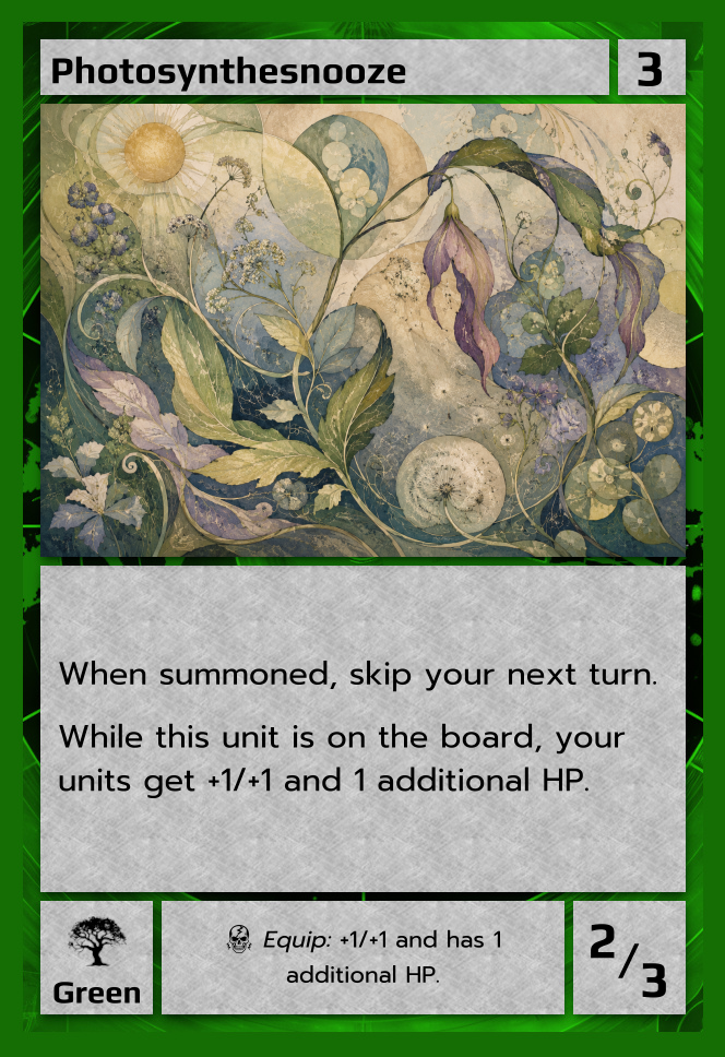 Photosynthesnooze