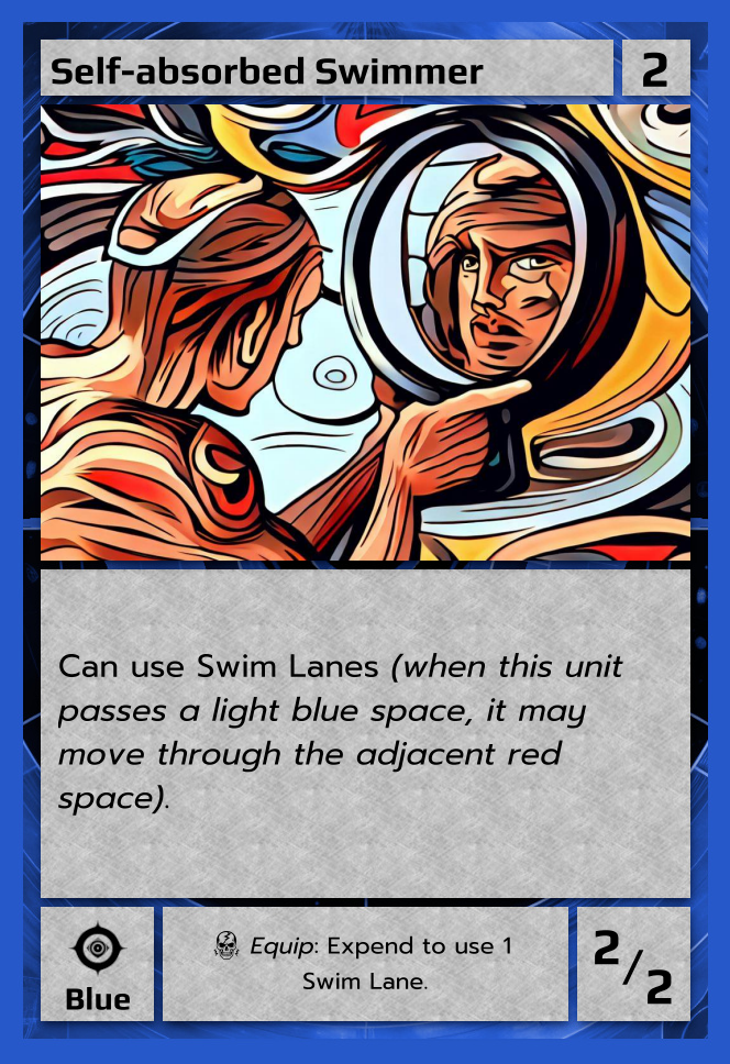 Self-absorbed Swimmer